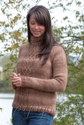 Схема вязания пуловера спицами 