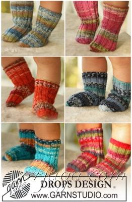 Вязаные носочки для малышей