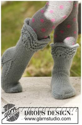 Вязание детских носков спицами