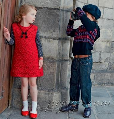 Вязание спицами для детей платья