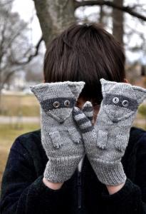 Детские рукавички спицами