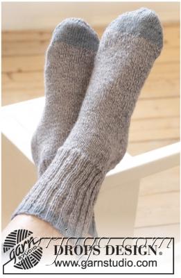 Как вязать носки спицами