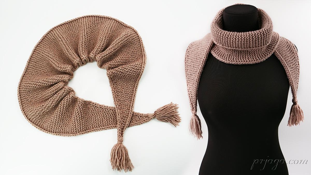 Вязание шарфа спицами: схемы и описание с фото